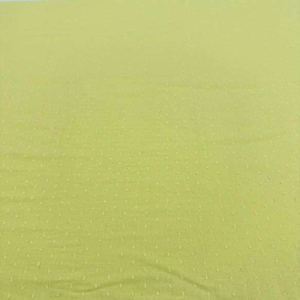 Tecido Cambraia de Algodão Pipoquinha Amarelo Canário • Conexão