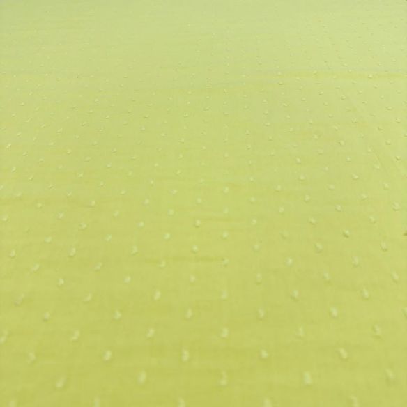 Tecido Cambraia de Algodão Pipoquinha Amarelo Canário • Conexão