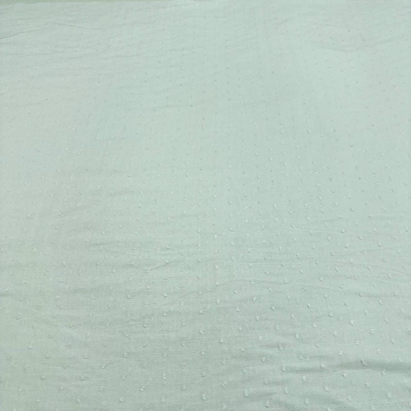 Tecido Cambraia de Algodão Pipoquinha Branco • Conexão Tecidos