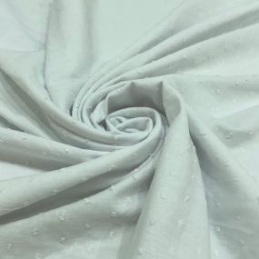 Tecido Cambraia de Algodão Pipoquinha Branco • Conexão Tecidos 2