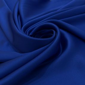 Tecido Cetim de Seda Liso Azul Royal 2