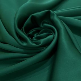 Tecido Cetim de Seda Pura Verde Esmeralda • Conexão Tecidos 2