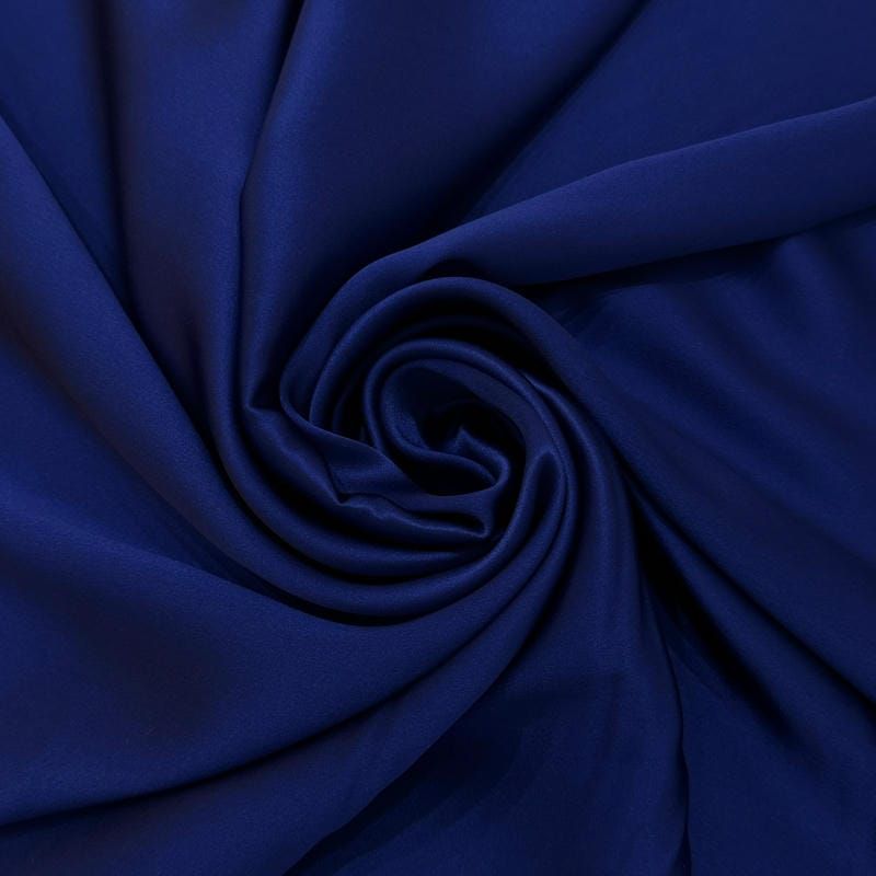 Tecido Cetim de Seda Pura Azul Klein • Conexão Tecidos