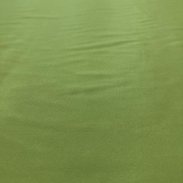 Tecido Cetim de Seda Pura Verde Oliva Claro • Conexão Tecidos