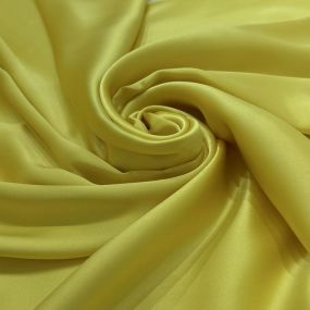 Tecido Cetim de Seda Liso Amarelo • Conexão Tecidos 2
