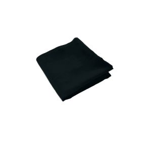 Corte Único Crepe de Chine Liso Seda Pura Preto - 1,20 m - REF • 2771