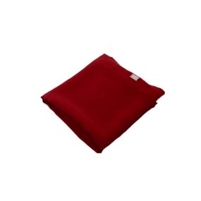 Corte Único Crepe de Chine Liso Seda Pura Rubi - 1,35 m - REF • 2770