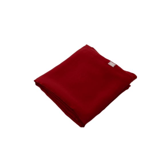 Corte Único Crepe de Chine Liso Seda Pura Rubi - 1,35 m - REF • 2770