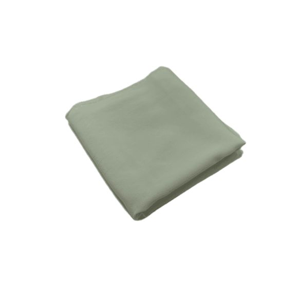 Corte Único Crepe de Chine Liso Seda Pura Off White - 1,40 m - REF •