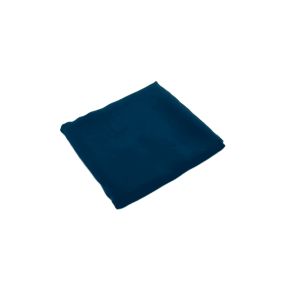 Corte Único Crepe de Chine Liso Seda Pura Verde Petróleo - 1,50 m -