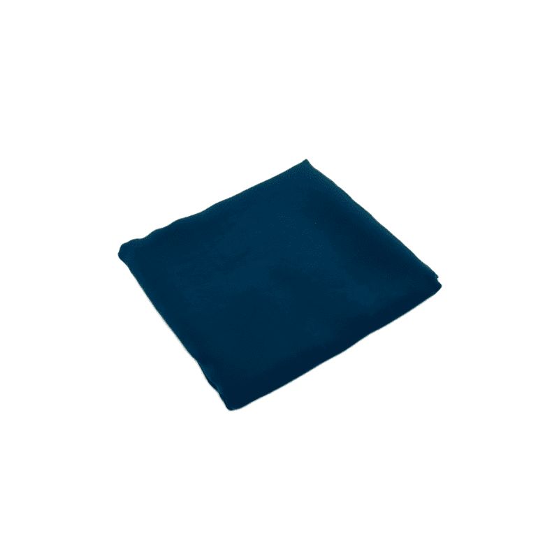 Corte Único Crepe de Chine Liso Seda Pura Verde Petróleo - 1,50 m -