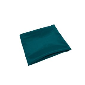 Corte Único Crepe de Chine Liso Seda Pura Verde Petróleo - 1,45 m -