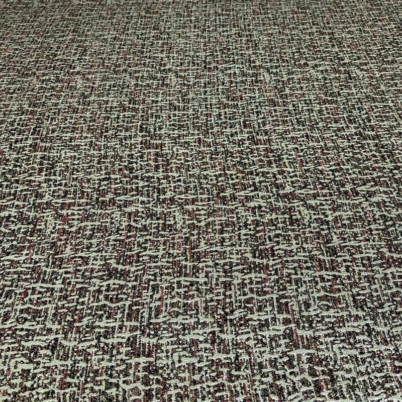 Tecido Jacquard Tweed Chanel Mescla Vinho • Conexão Tecidos
