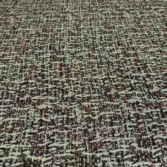 Tecido Jacquard Tweed Chanel Mescla Vinho • Conexão Tecidos