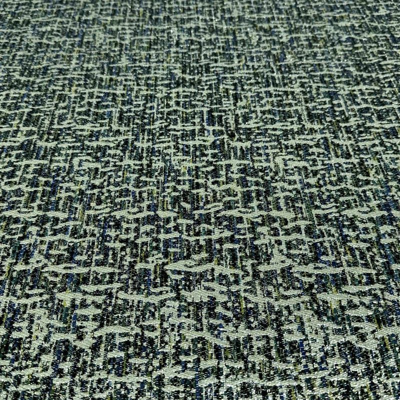 Tecido Jacquard Tweed Chanel Mescla Petróleo • Conexão Tecidos