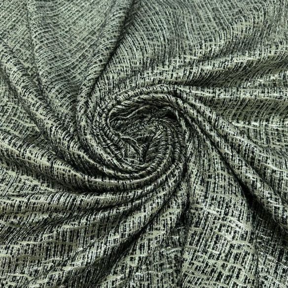 Tecido Jacquard Tweed Chanel Mescla Verde Acinzentado • Conexão