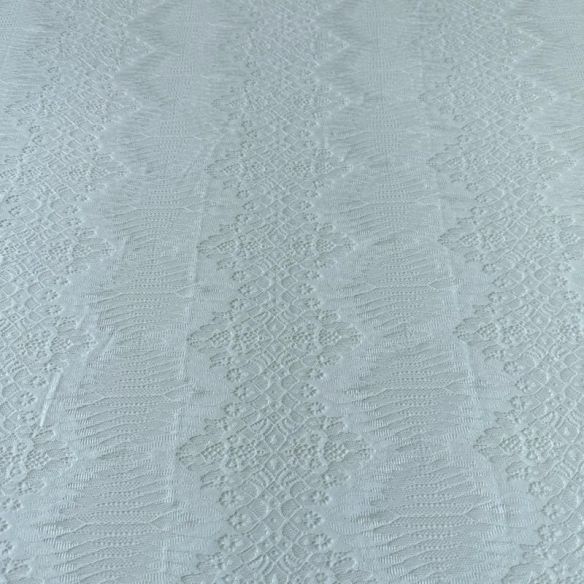 Tecido Renda Chantilly Toque de Pêssego Off White • Conexão Tecidos
