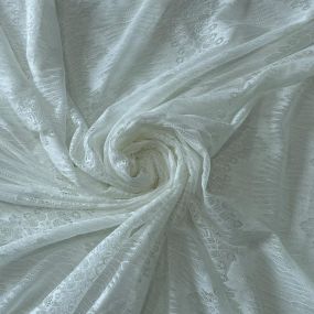 Tecido Renda Chantilly Toque de Pêssego Off White • Conexão Tecidos