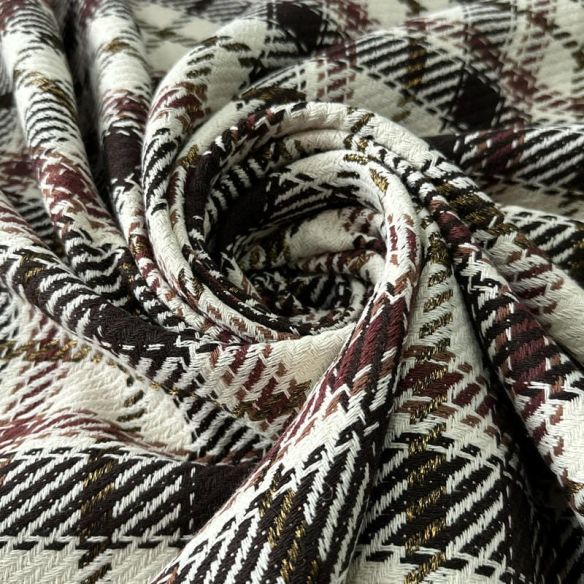 Tecido Tweed Xadrez Tartan London • Conexão Tecidos