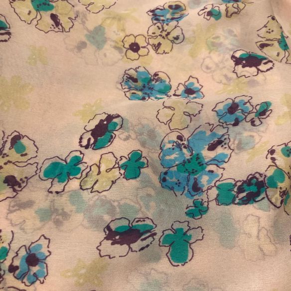 Tecido Chiffon De Seda Estampado Kjp 2 • Conexão Tecidos