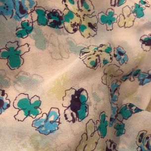 Tecido Chiffon De Seda Estampado Kjp 2 • Conexão Tecidos