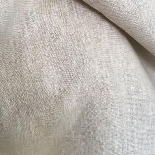 Tecido Linho Puro Liso Cor Natural • Conexão Tecidos