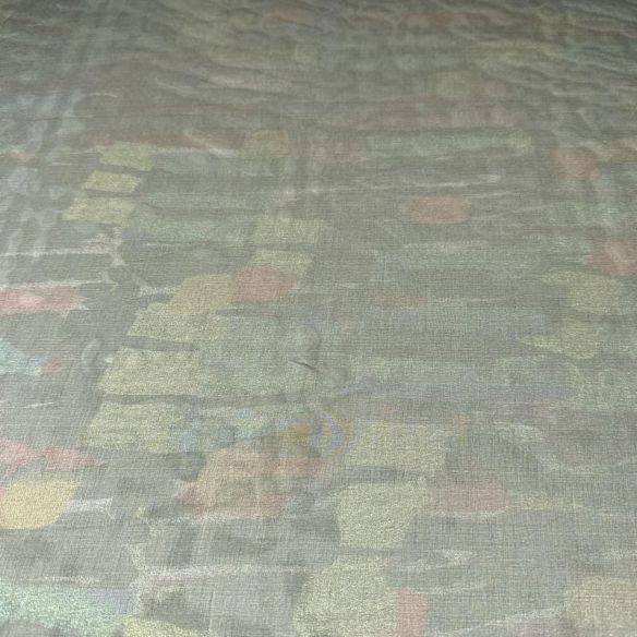 Tecido Musseline Estampada Foil Painted Stripes • Conexão Tecidos