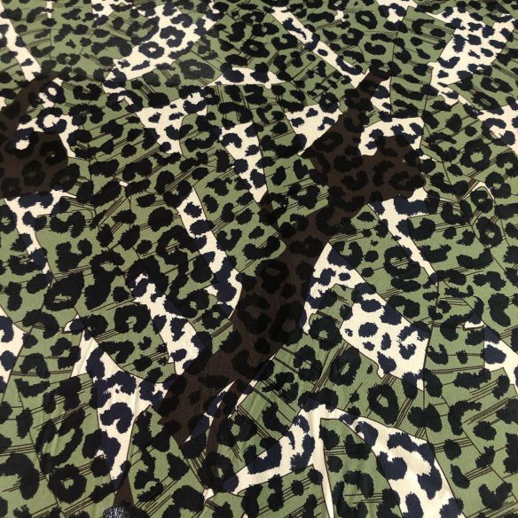 Tecido Crepe De Chine Estampado • Conexão Tecidos