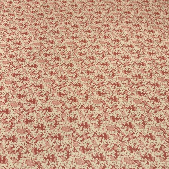 Tecido Musseline Estampada Floral Liberty Terracota • Conexão Tecidos