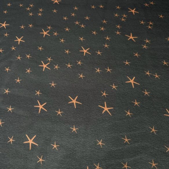 Tecido Musseline De Viscose Estampada Star
