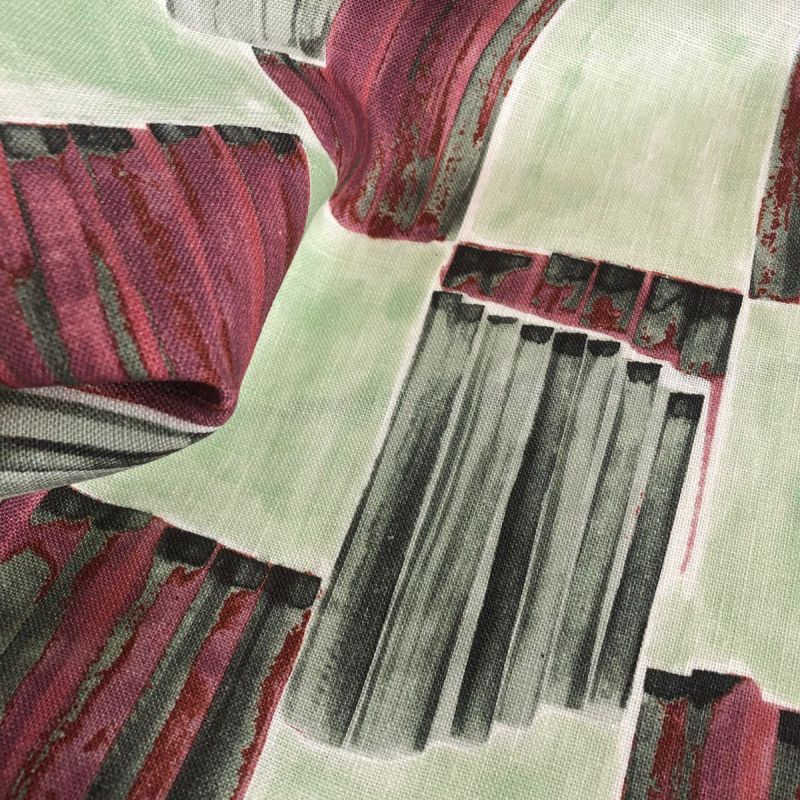 Tecido Linho Puro Liso Italiano Pesado Estampado • Conexão Tecidos