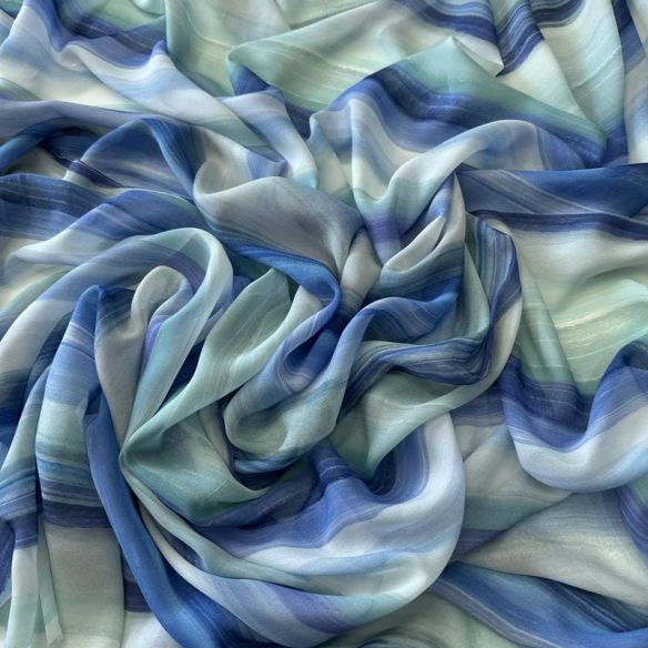 Tecido Musseline De Viscose Estampada Colors