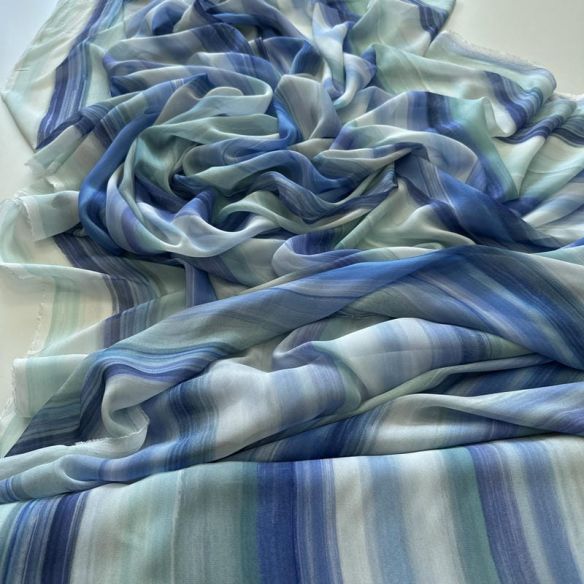 Tecido Musseline De Viscose Estampada Colors