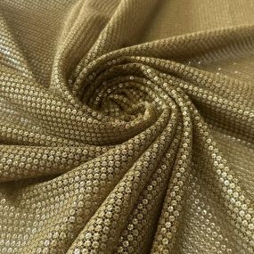 Tecido Micro Paetê Dourado • Conexão Tecidos 2
