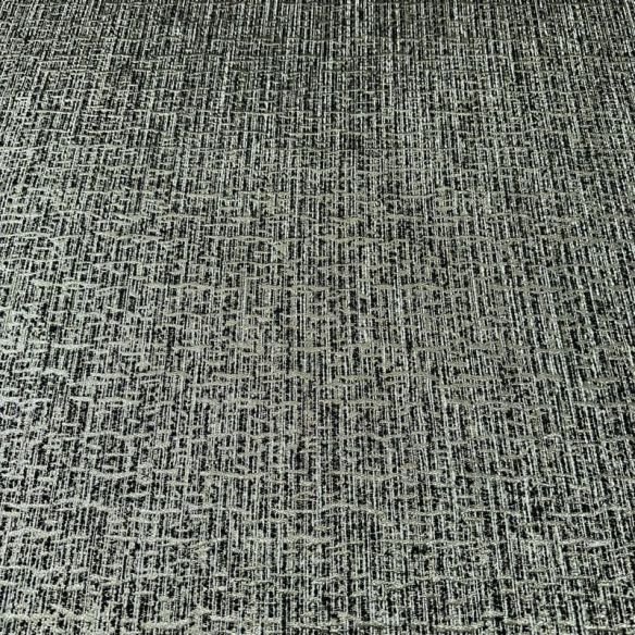 Tecido Jacquard Tweed Chanel Mescla Preto e Branco • Conexão Tecidos