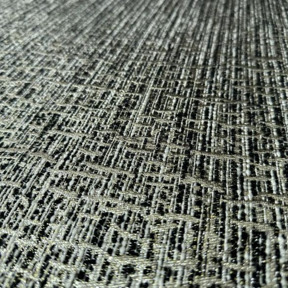 Tecido Jacquard Tweed Chanel Mescla Preto e Branco • Conexão Tecidos