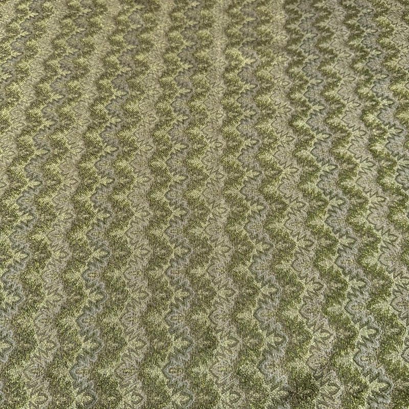 Tecido Jacquard Brocado Chevron Dourado • Conexão Tecidos