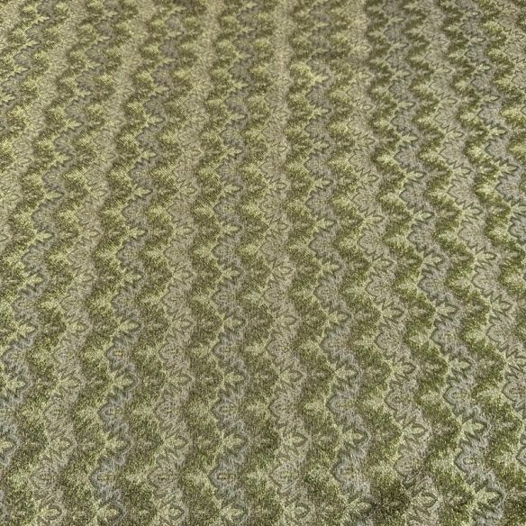 Tecido Jacquard Brocado Chevron Dourado • Conexão Tecidos