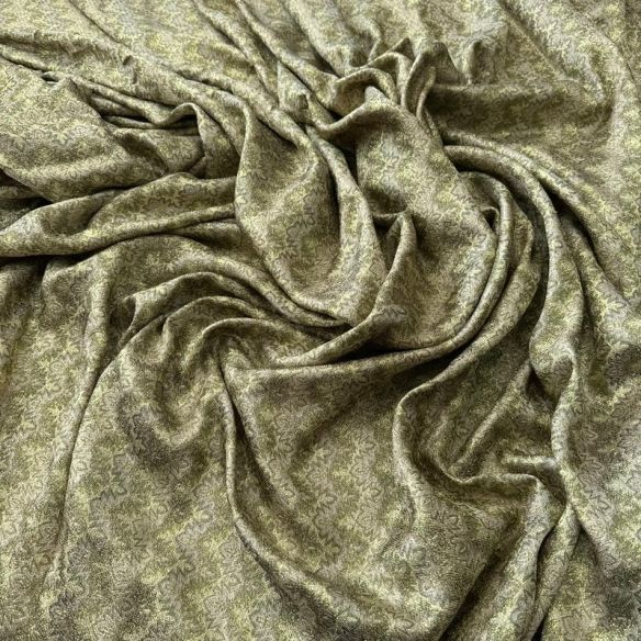 Tecido Jacquard Brocado Chevron Dourado • Conexão Tecidos