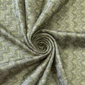Tecido Jacquard Brocado Chevron Dourado • Conexão Tecidos