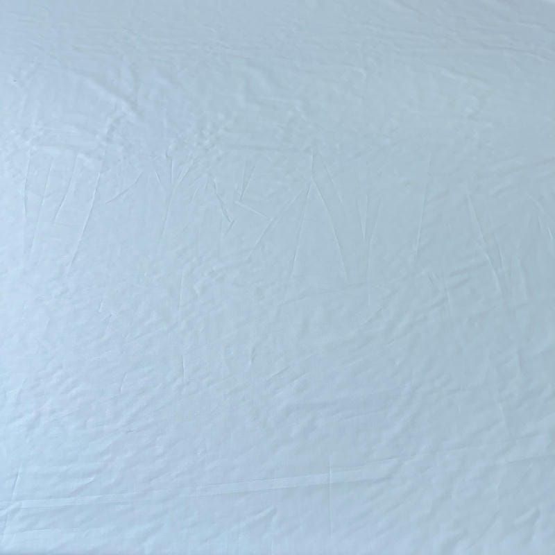 Tecido Cambraia de Algodão Acetinada Casca De Ovo Off White