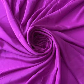 Tecido Crepe de Chine Liso Roxo Orquídea • Conexão Tecidos