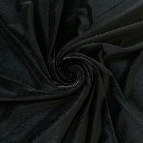 Tecido Veludo Cristal Black Pin