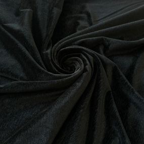 Tecido Veludo Cristal Black Pin 2