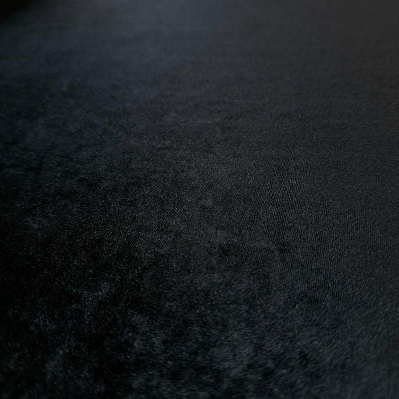 Tecido Veludo Cristal Preto • Conexão Tecidos