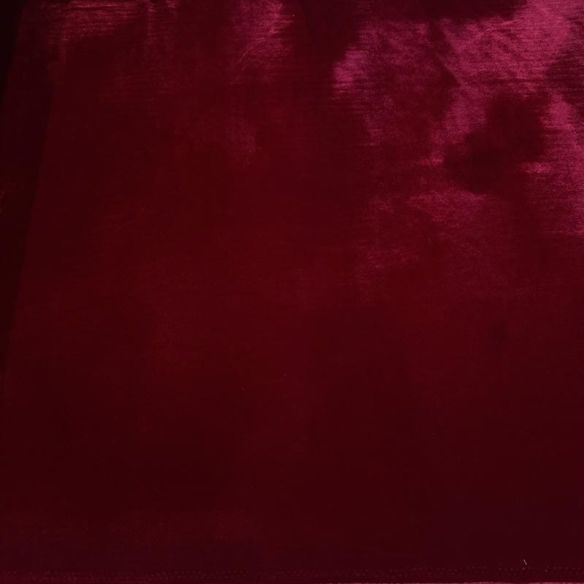 Tecido Veludo Cristal Vermelho Rubi