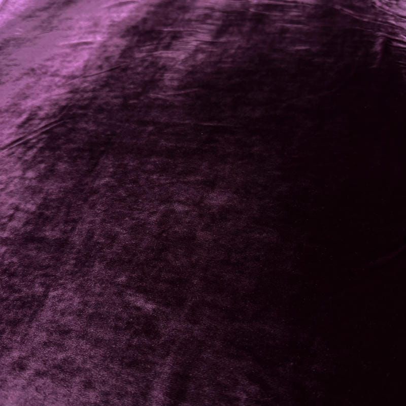 Tecido Veludo De Seda Roxo Berinjela • Conexão Tecidos