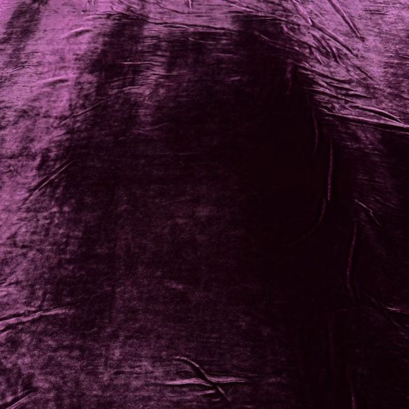 Tecido Veludo De Seda Roxo Berinjela • Conexão Tecidos