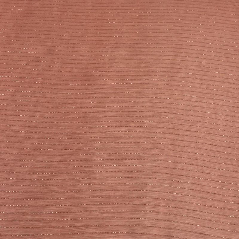 Tecido Chiffon De Seda Pura Lurex Laranja Cádmio • Conexão Tecidos