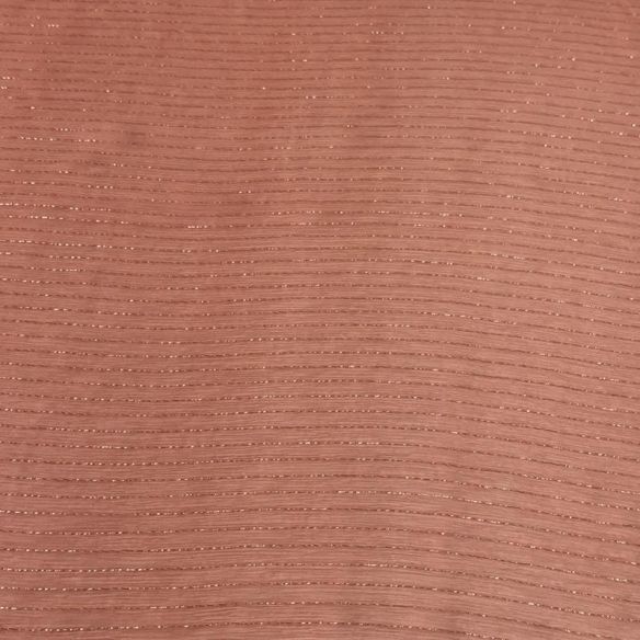 Tecido Chiffon De Seda Pura Lurex Laranja Cádmio • Conexão Tecidos